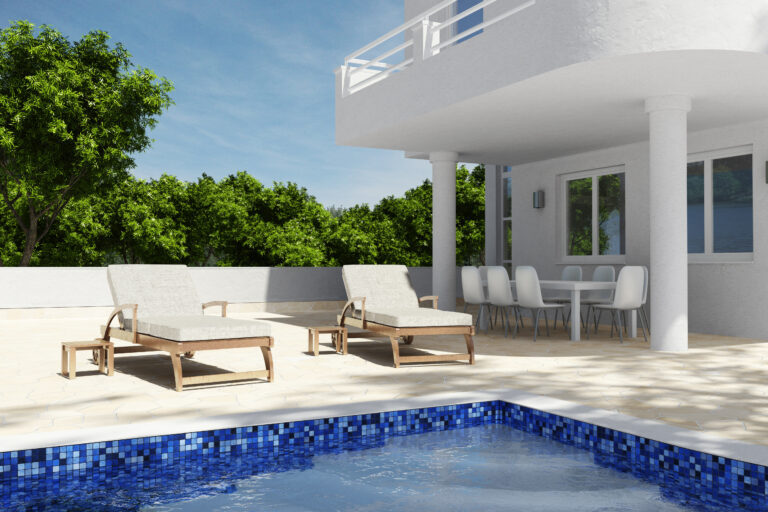 In-Pool Seating Options for Ultimate Relaxation