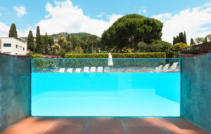 villa by the sea, view of the pool