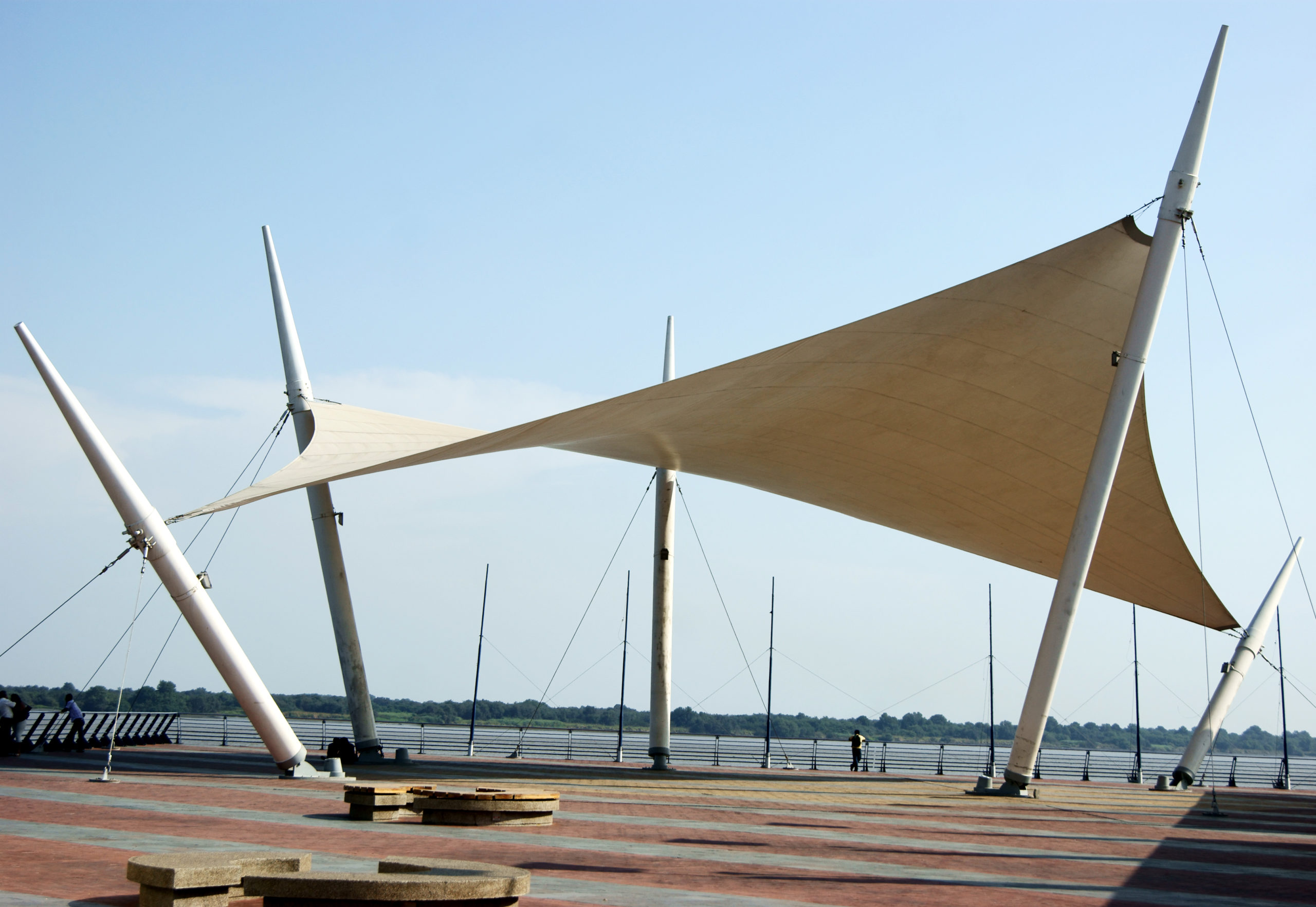 Shade Sail oer the Malecon 2000