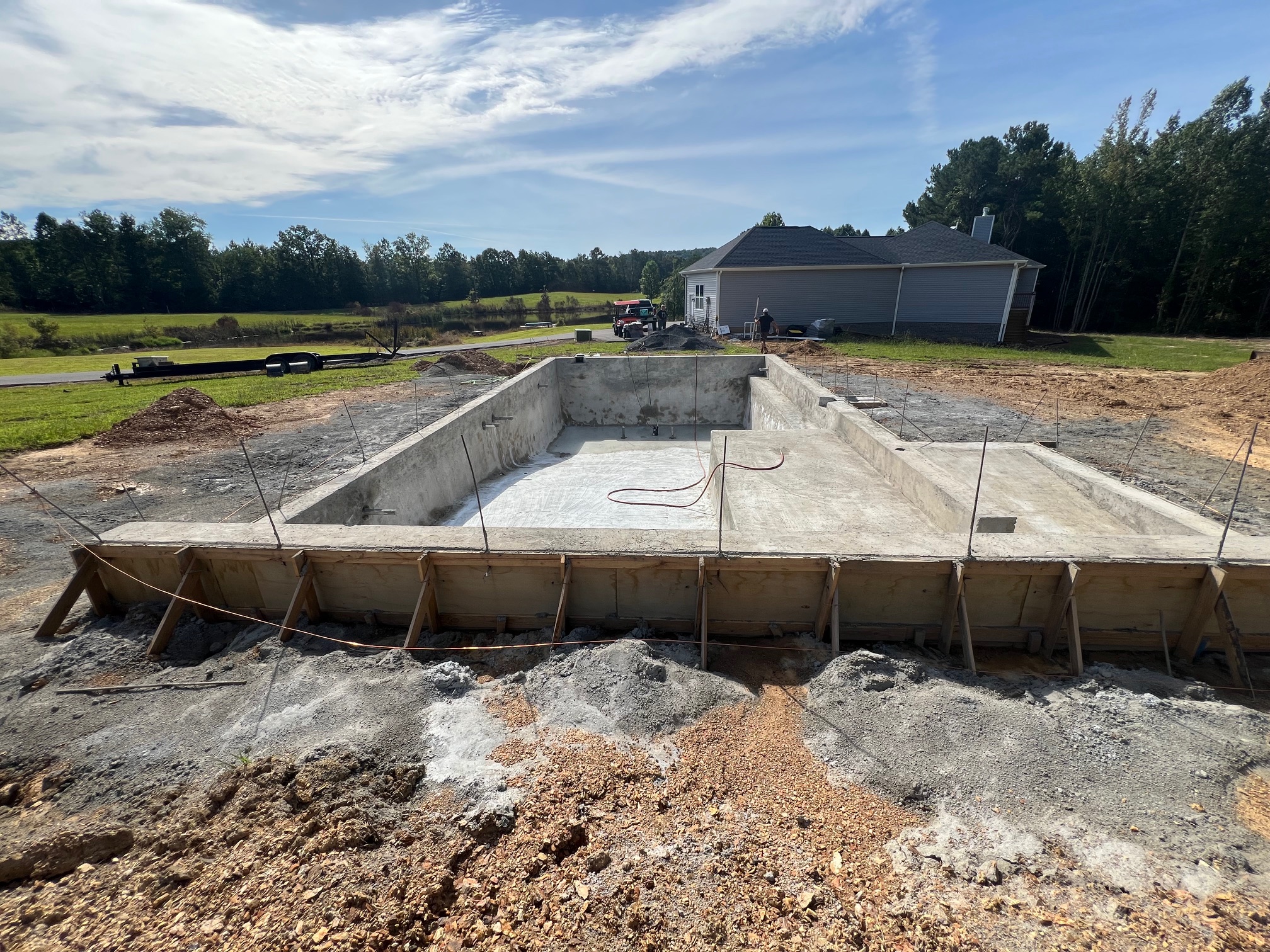 Gunite Pool with Handicap Ramp- Philadelphia, TN