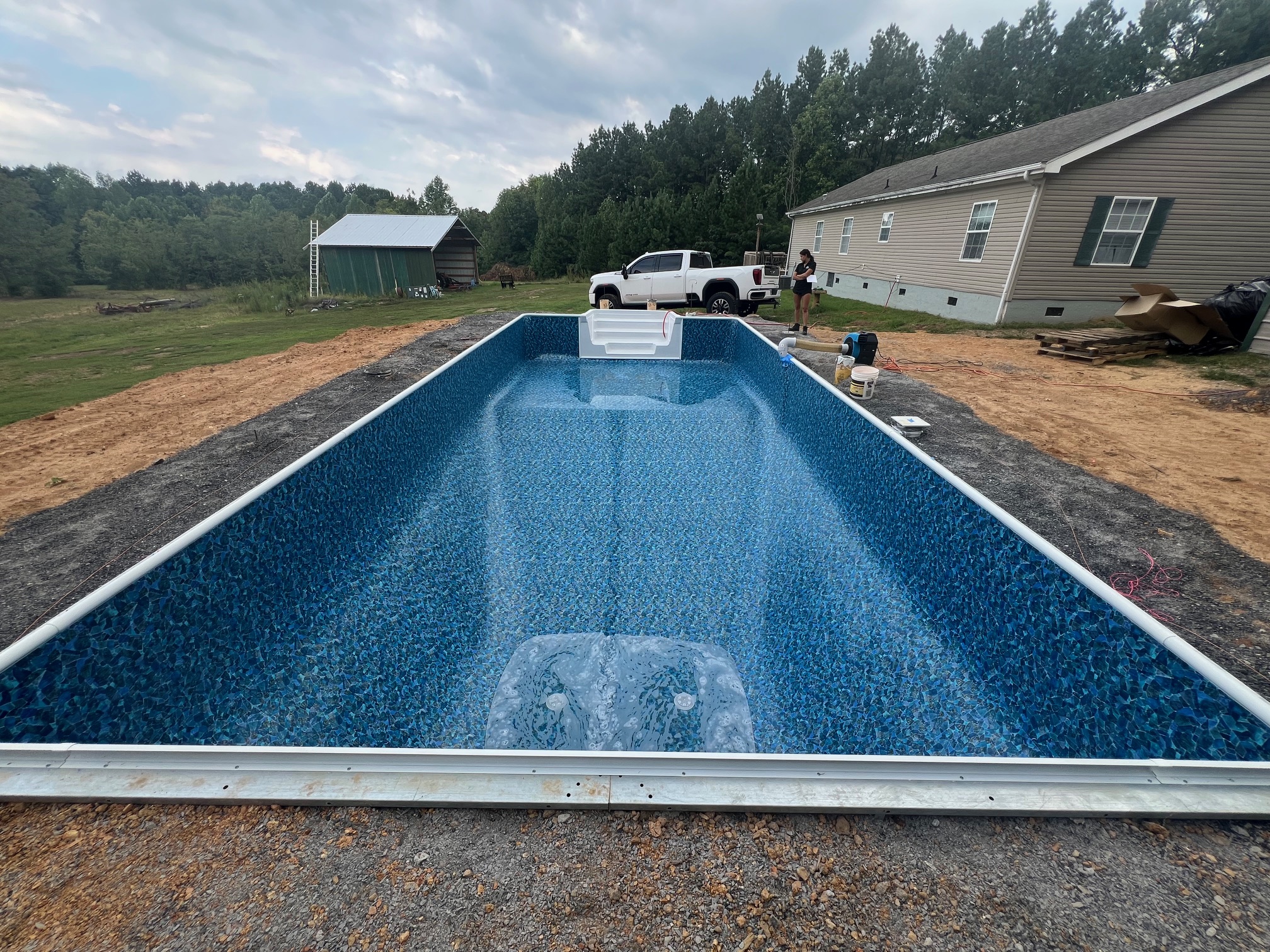 Digging for Vinyl Pool- Etowah, TN